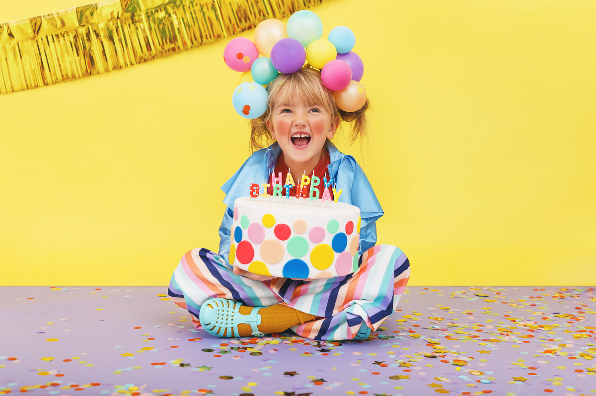 Happy Birthday Polka Dots Candles