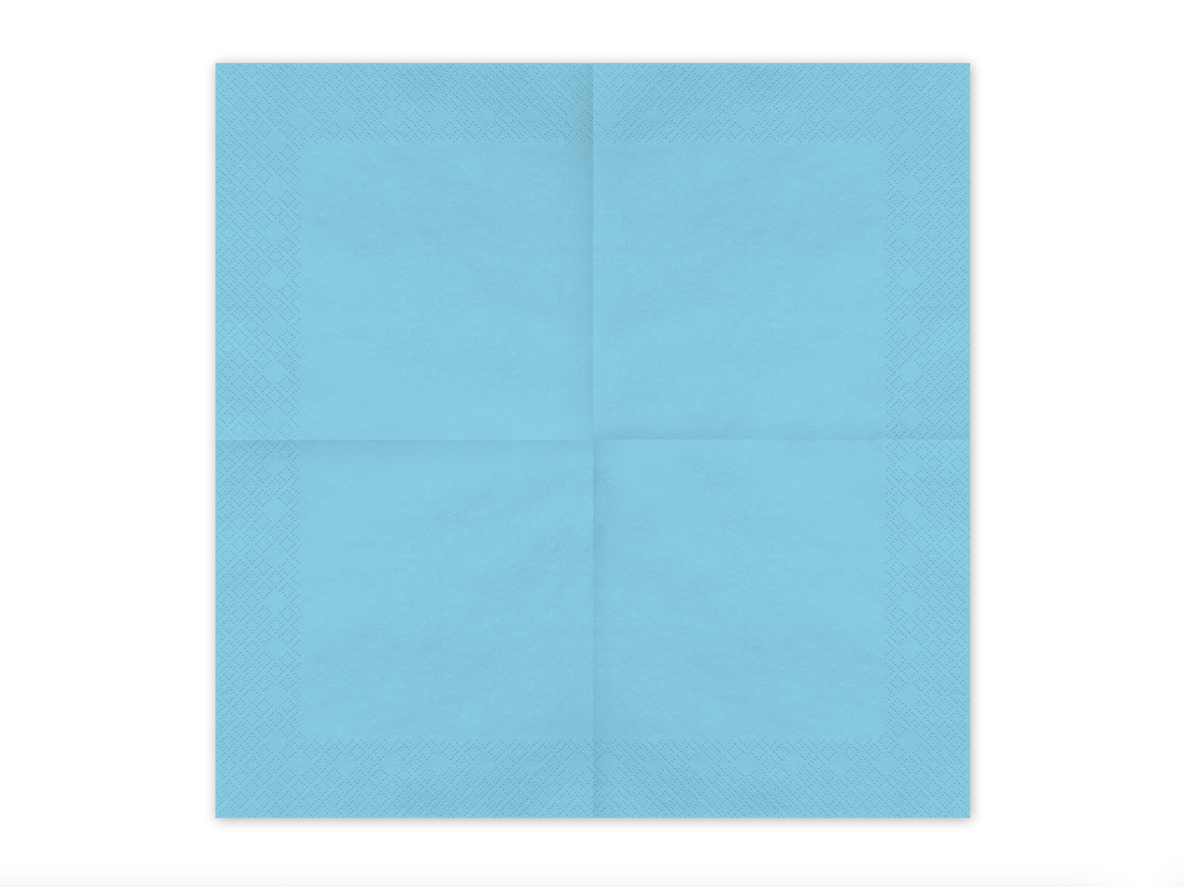 Light Blue Paper Napkins