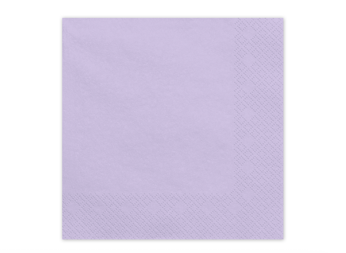 Lavender Paper Napkins