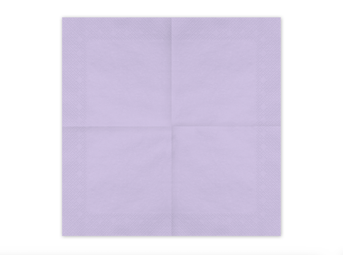 Lavender Paper Napkins