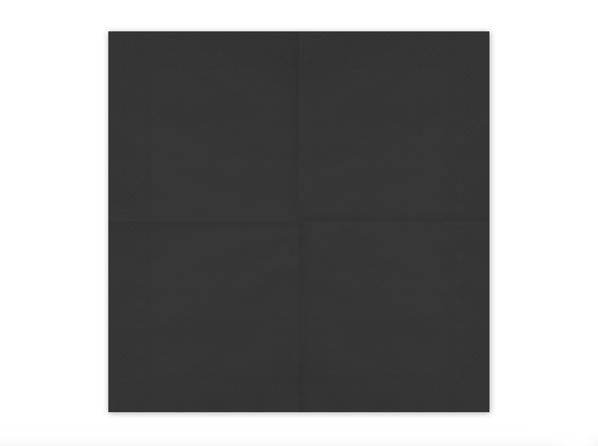 Black Paper Napkins
