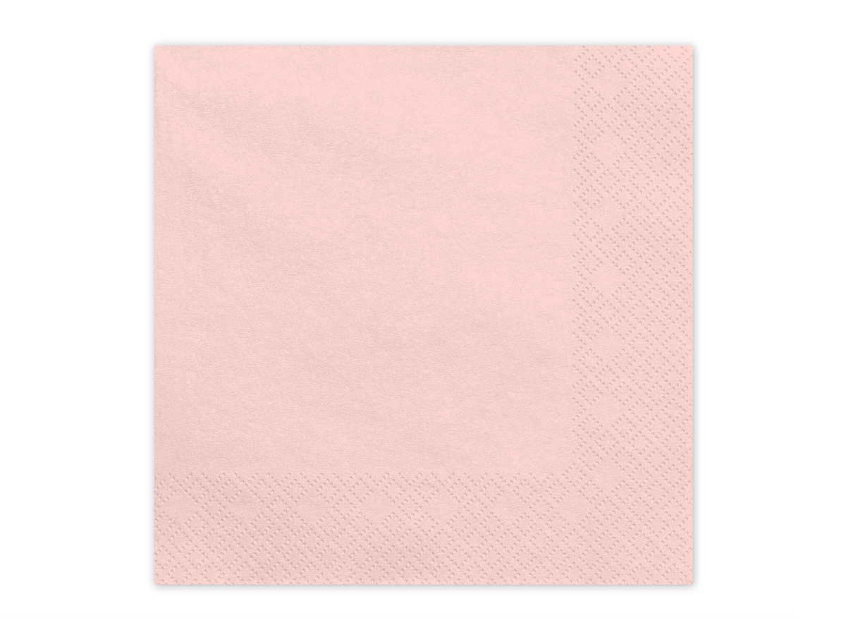 Blush Pink Paper Napkins