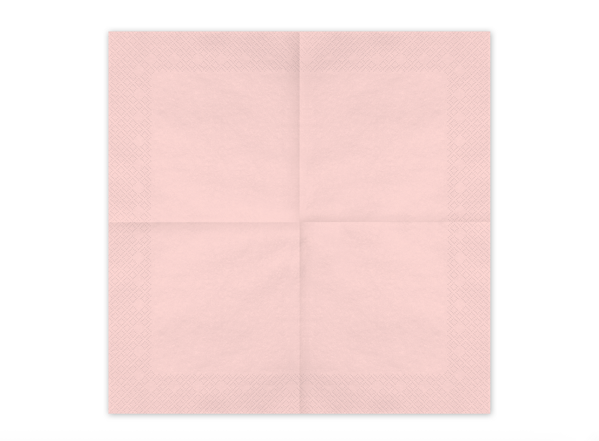 Blush Pink Paper Napkins
