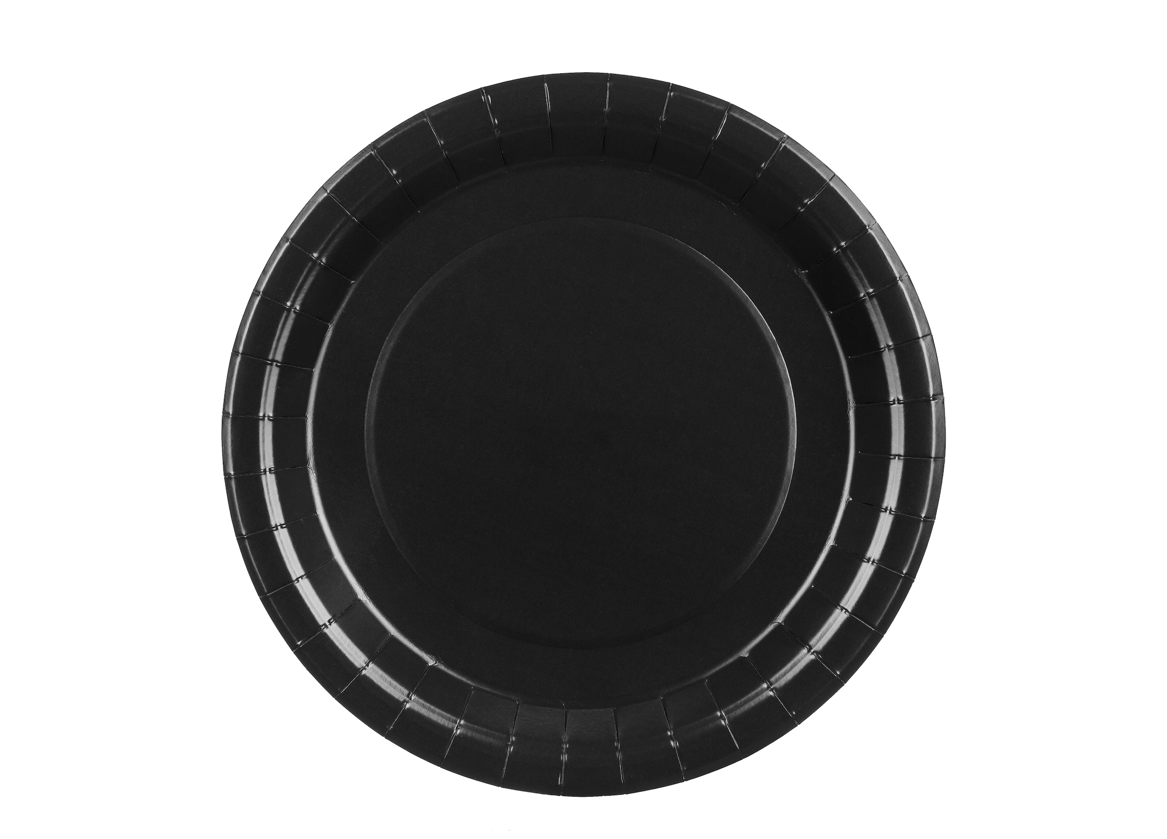 Black Paper Plates