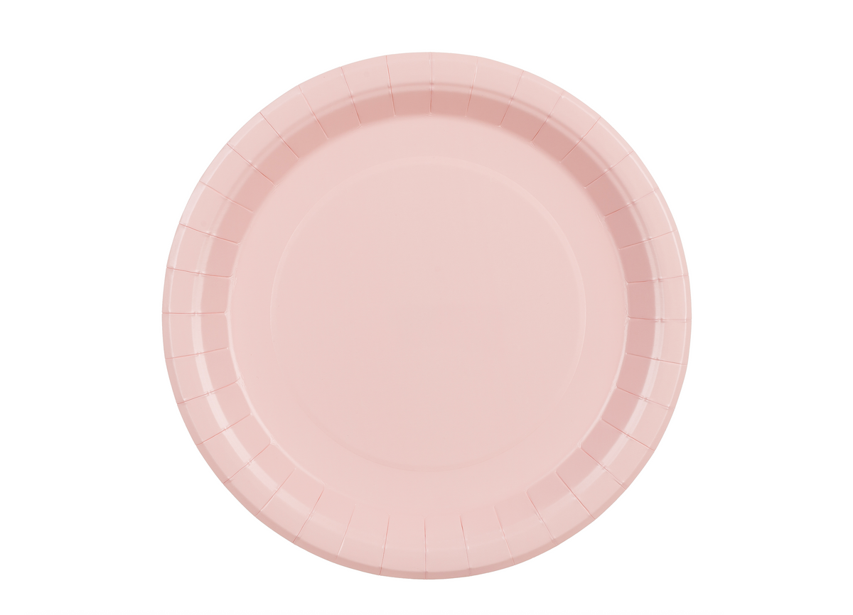 Blush Pink Paper Plates