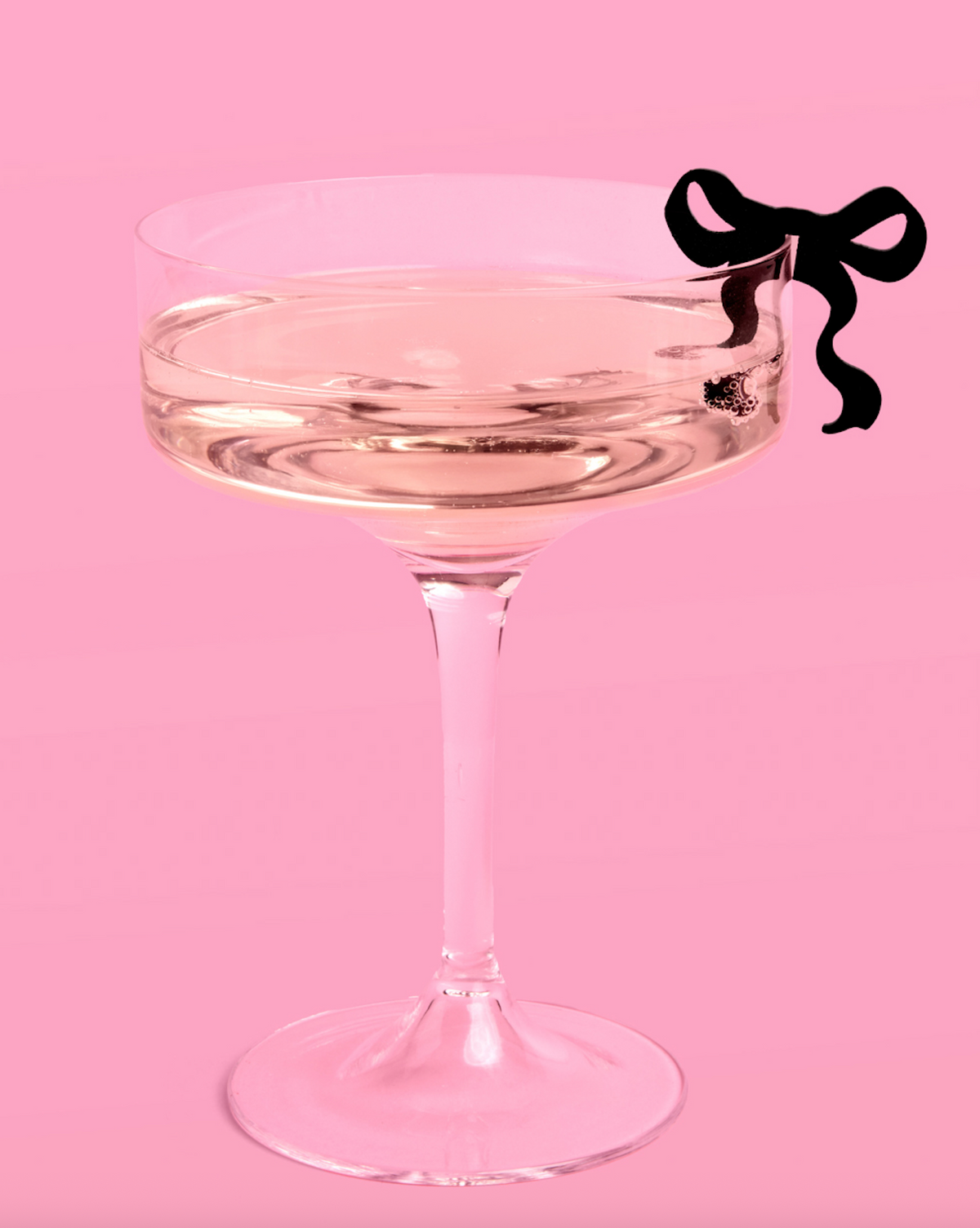 Little Black Bow Drink Markers