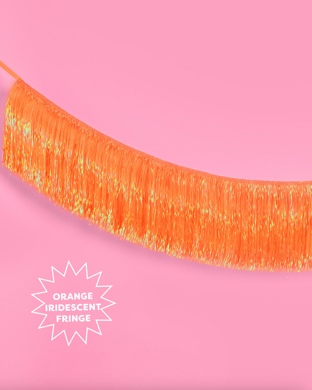 Orange Pop Fringe Banner