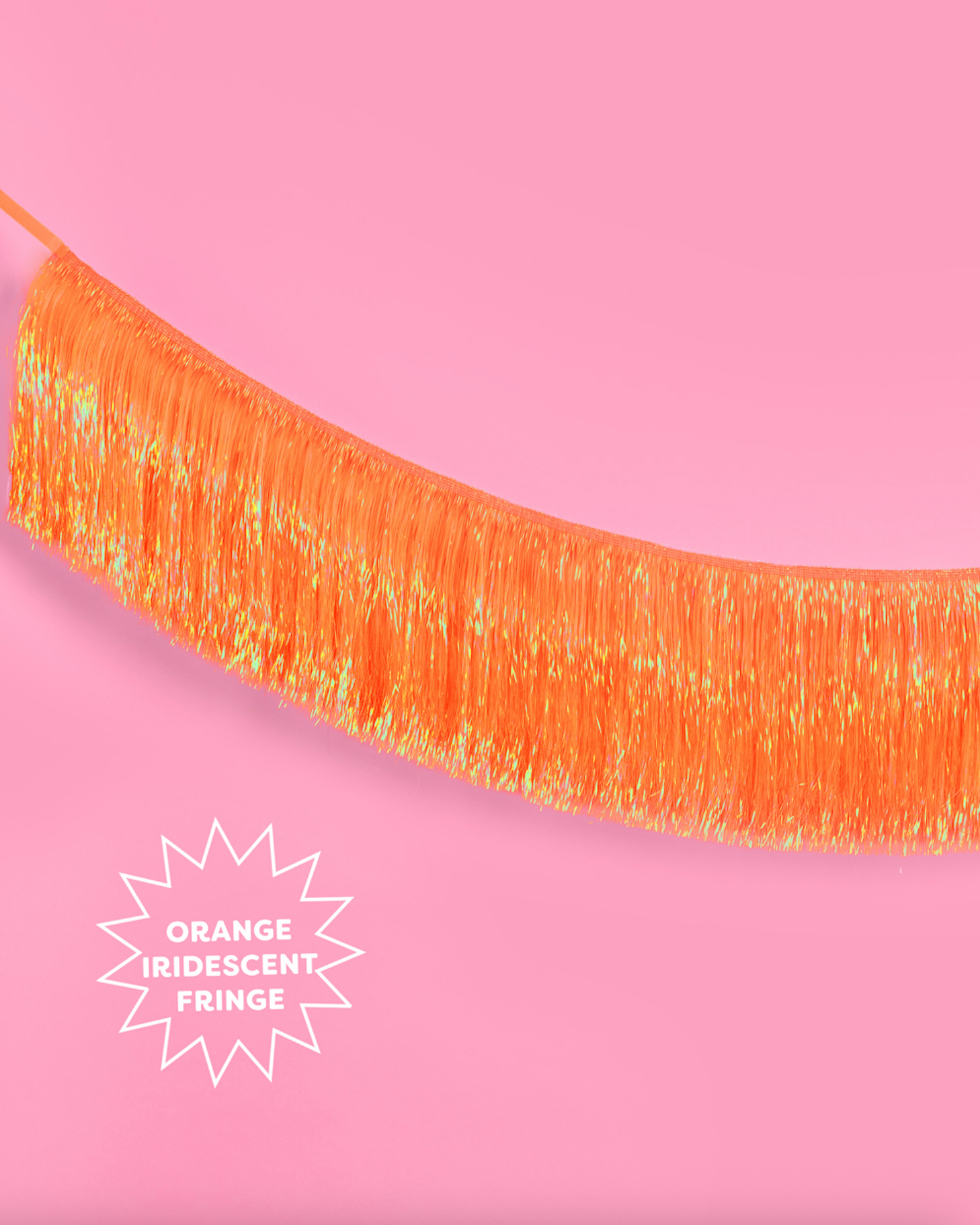 Orange Pop Fringe Banner