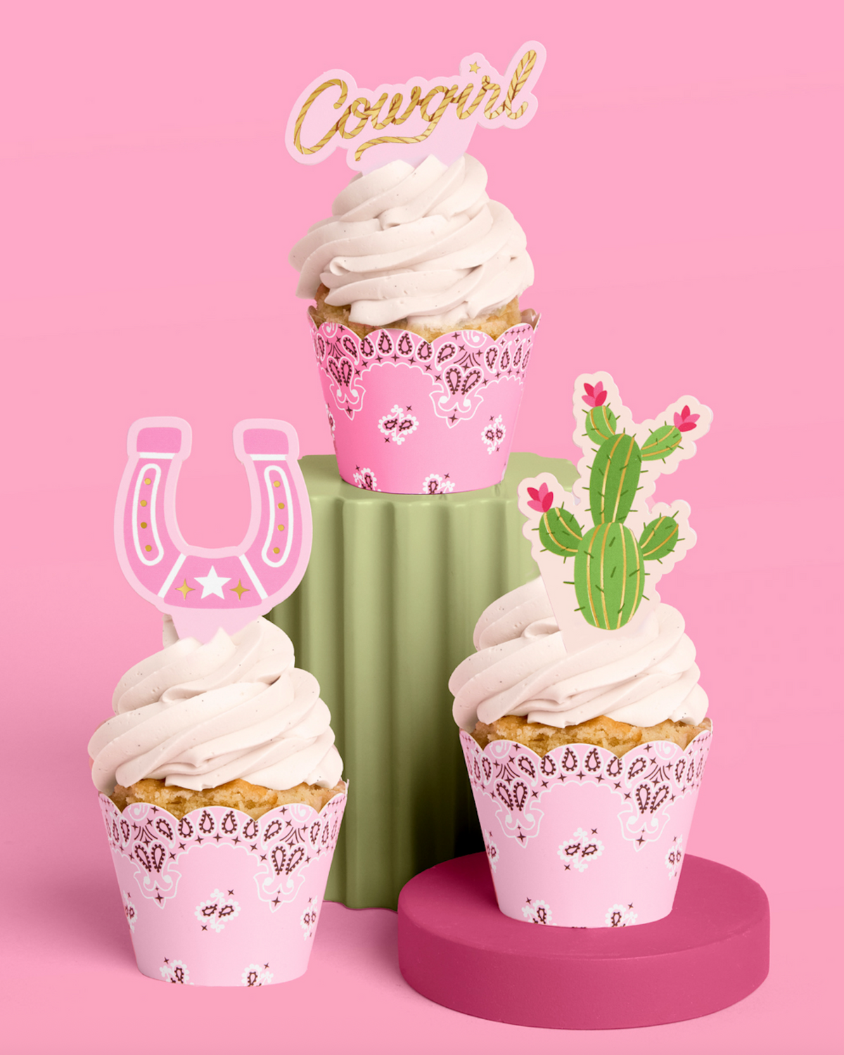 Cowgirl Cupcake Toppers