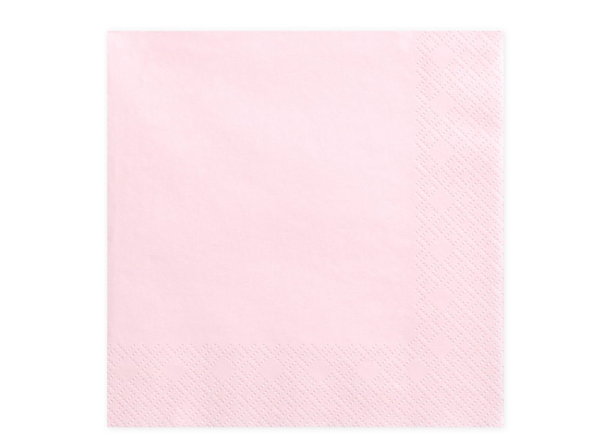 Light Pink Paper Napkins