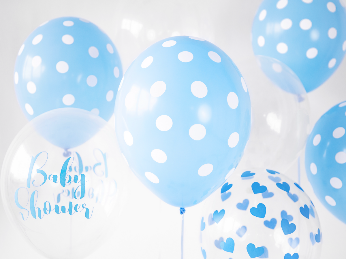 Pastel Baby Blue Latex Balloons