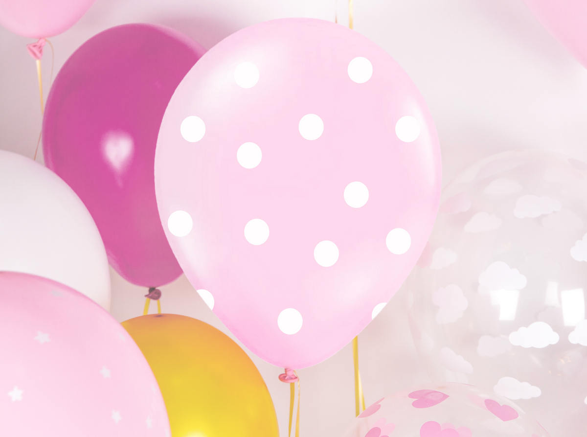 Pastel Baby Pink Latex Balloons 