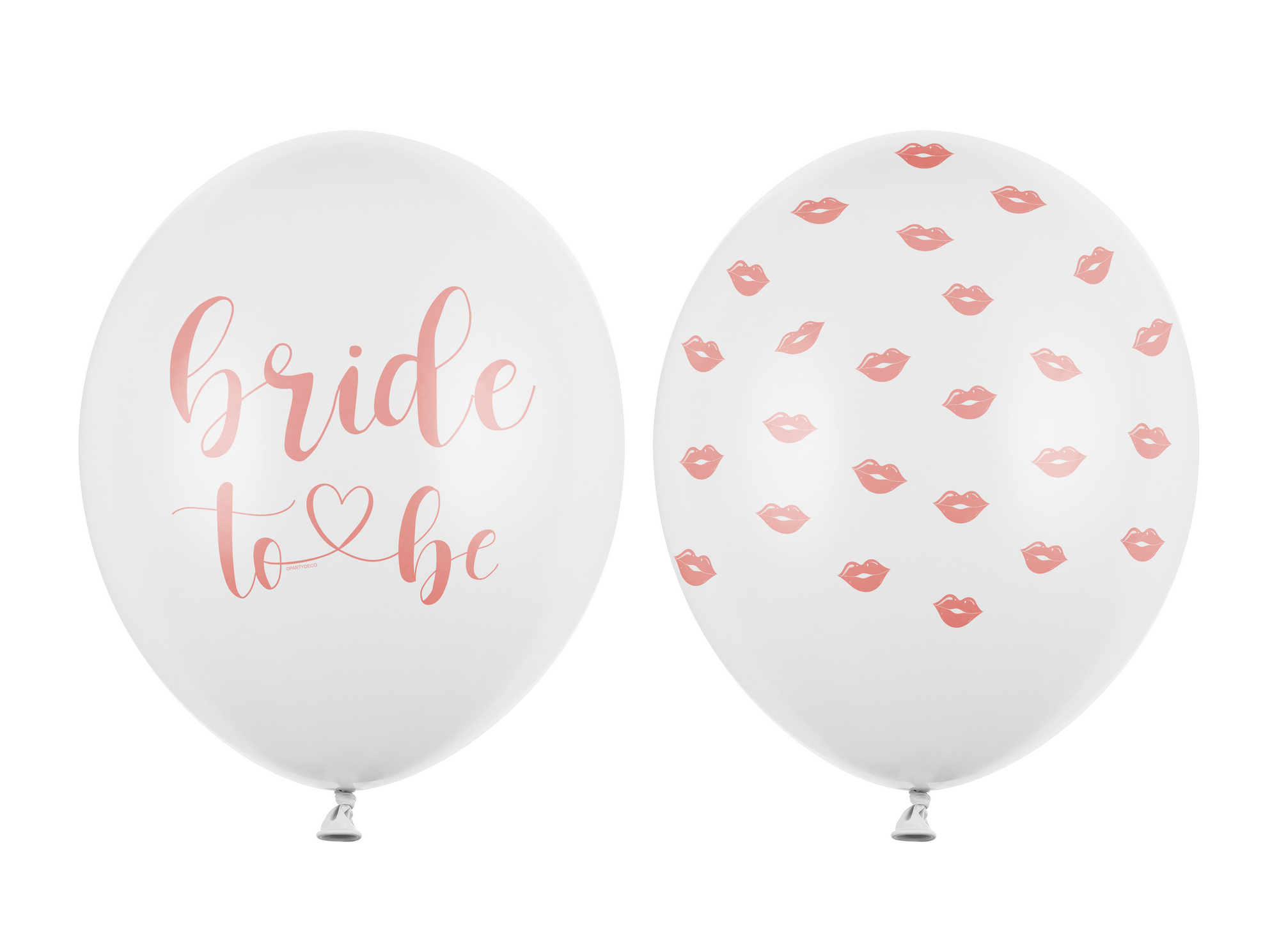 Bride to Be White Balloon Bouquet