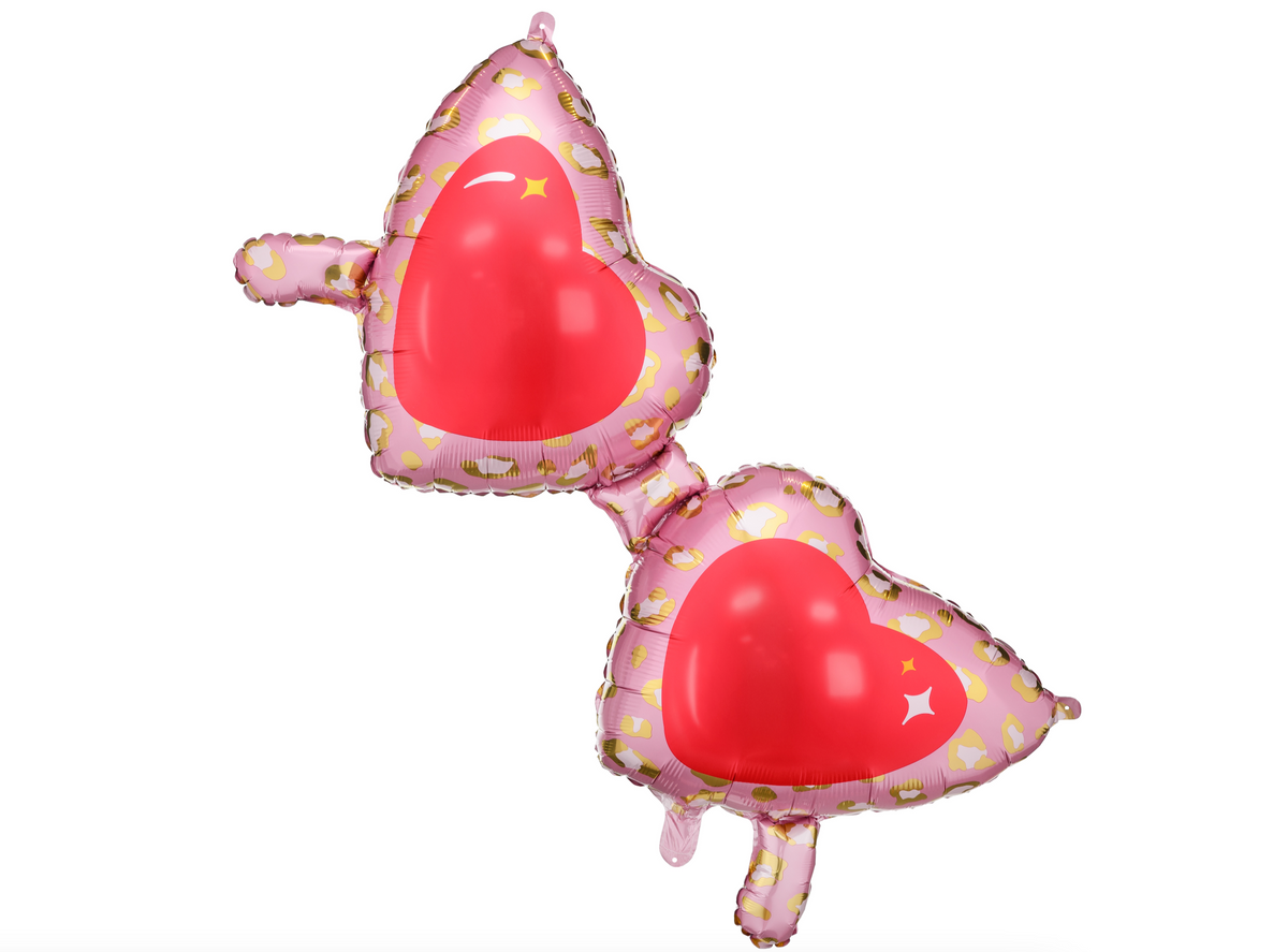 Pink Heart Sunglass Balloon