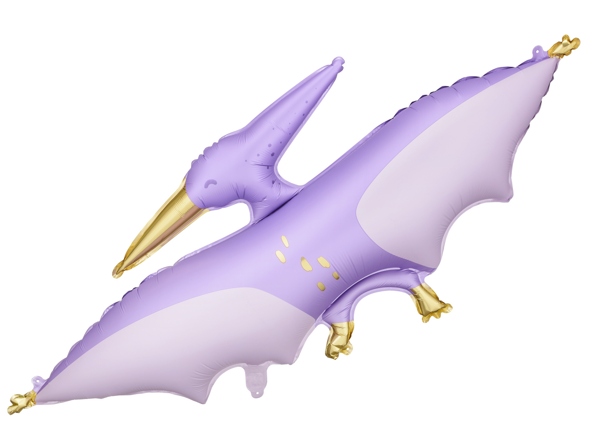 Purple Pterodactyl Foil Balloon 