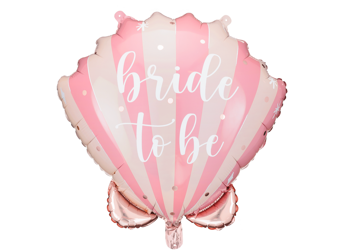 Pink Seashell Bride to Be Balloon