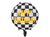 Checkered Flag Happy Birthday Foil Balloon