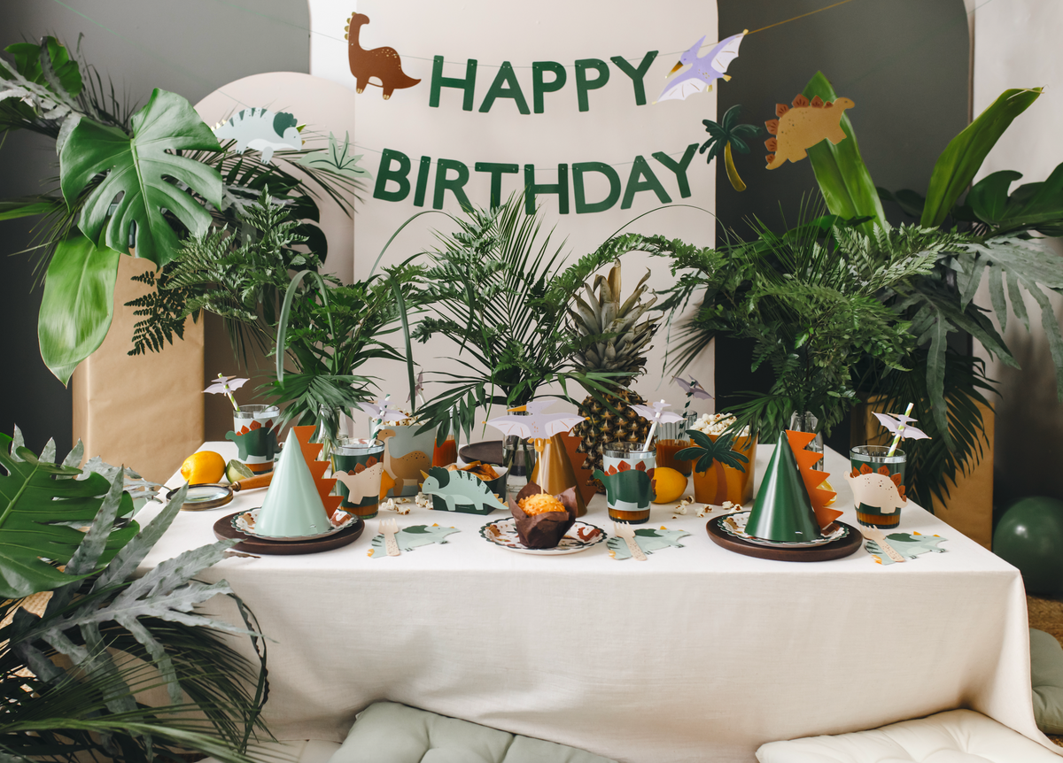 Dinosaur Happy Birthday Banner