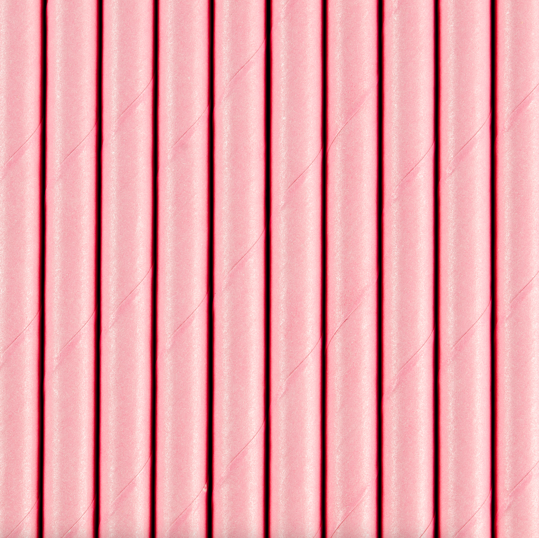 Pink Paper Party Straws