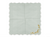 Checkered paper with gold decorative elements on a white background