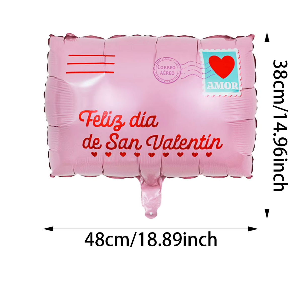 Love Letter Heart Foil Balloons