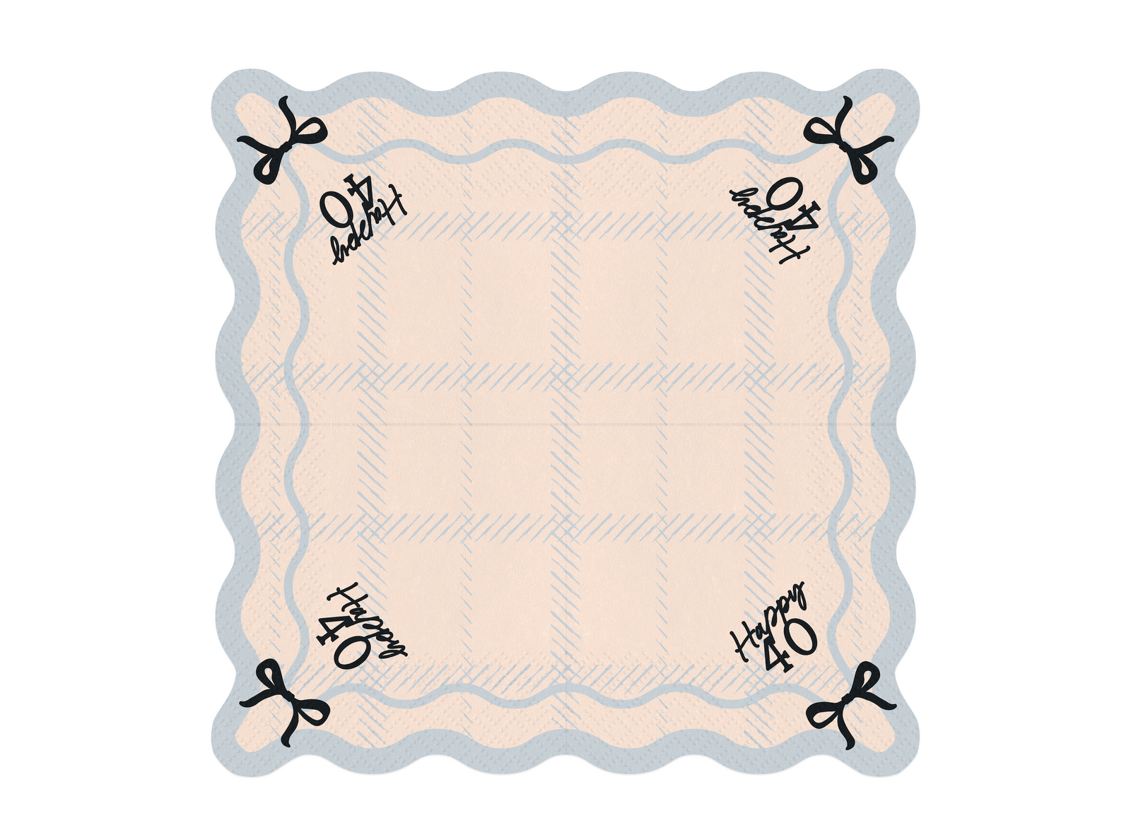 Happy 40 Paper Napkins