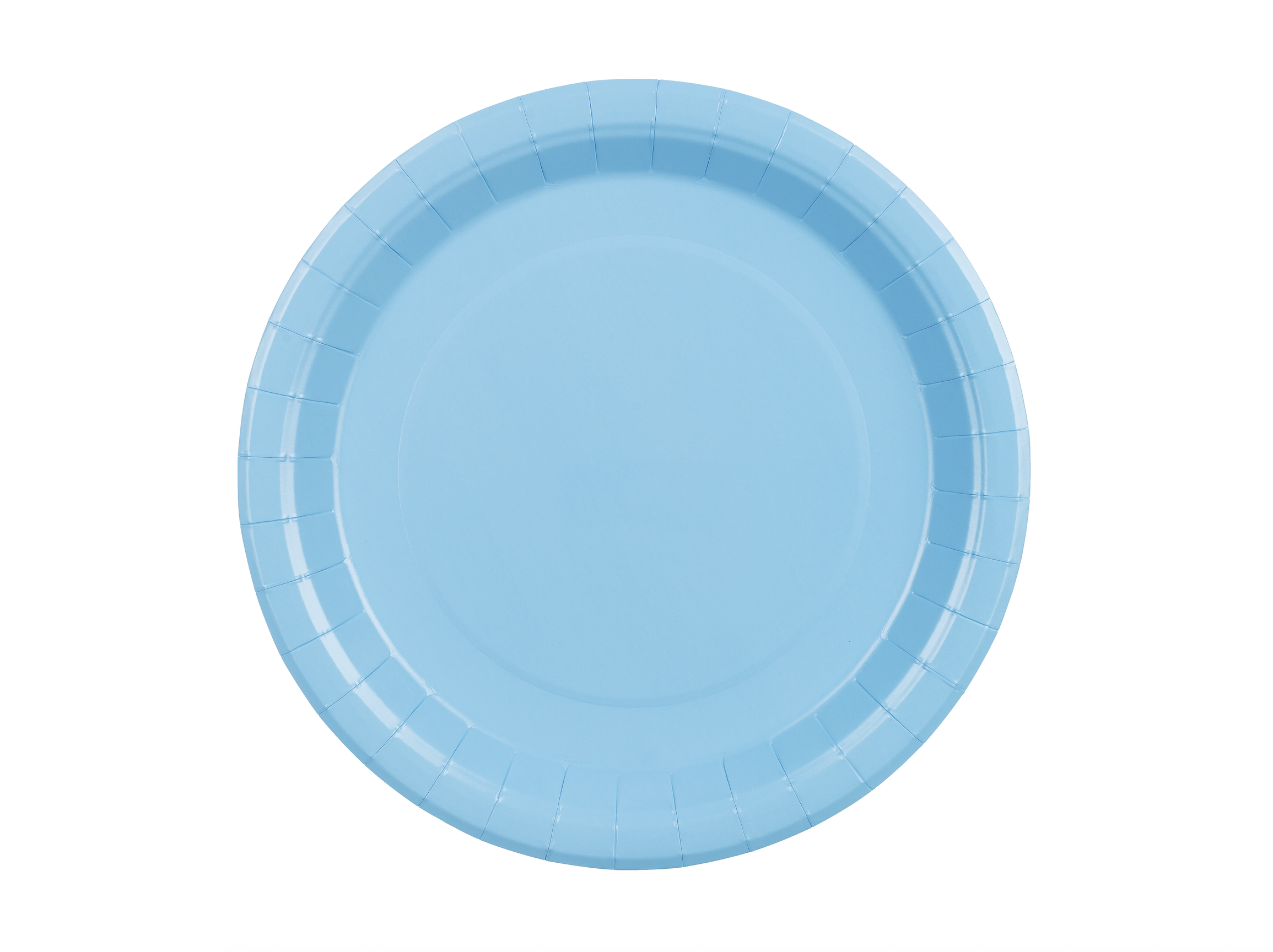 Light Blue Paper Plates