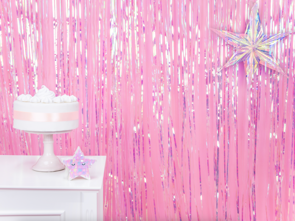 Iridescent Party Curtain