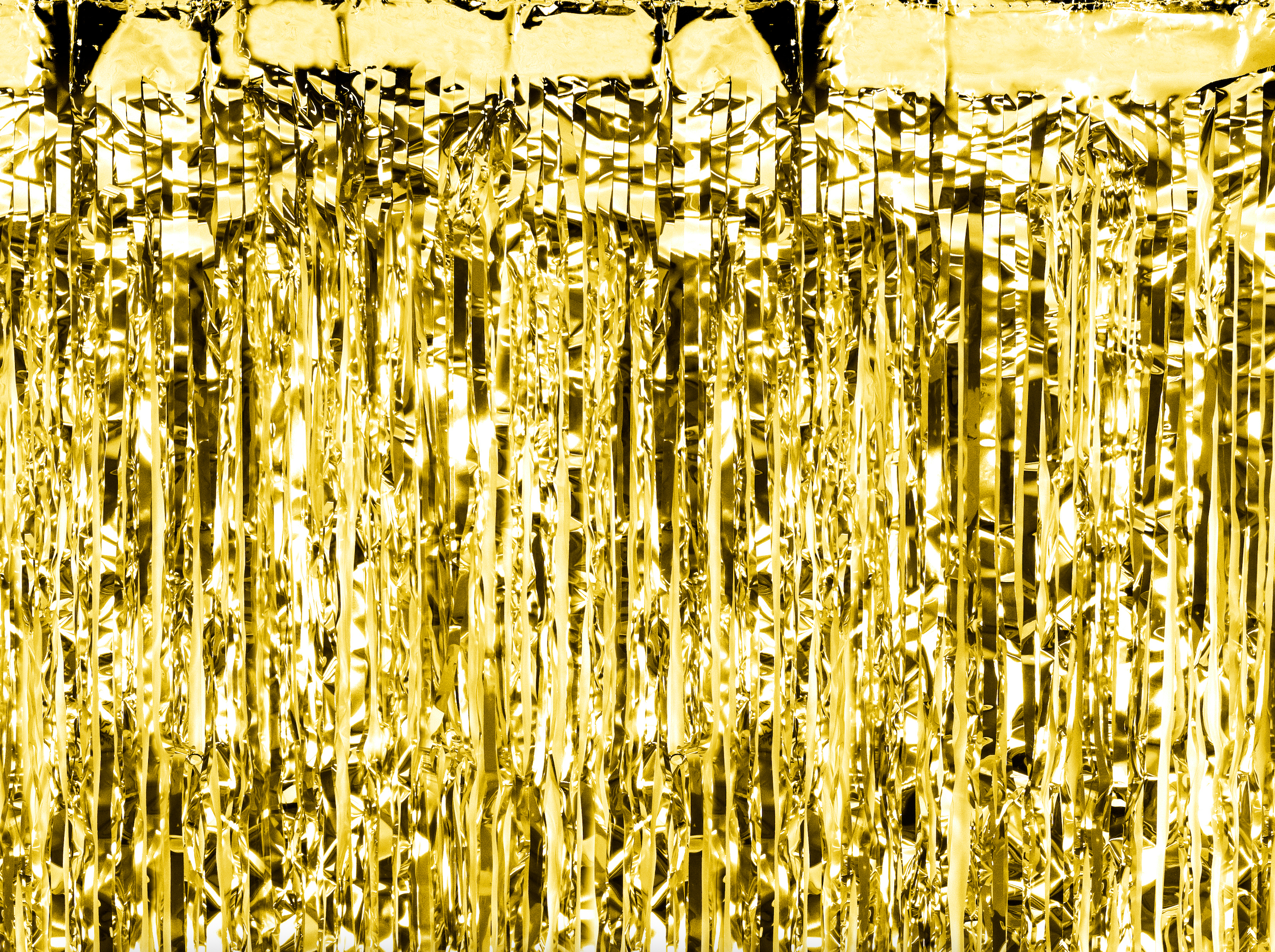 Gold Foil Party Curtain