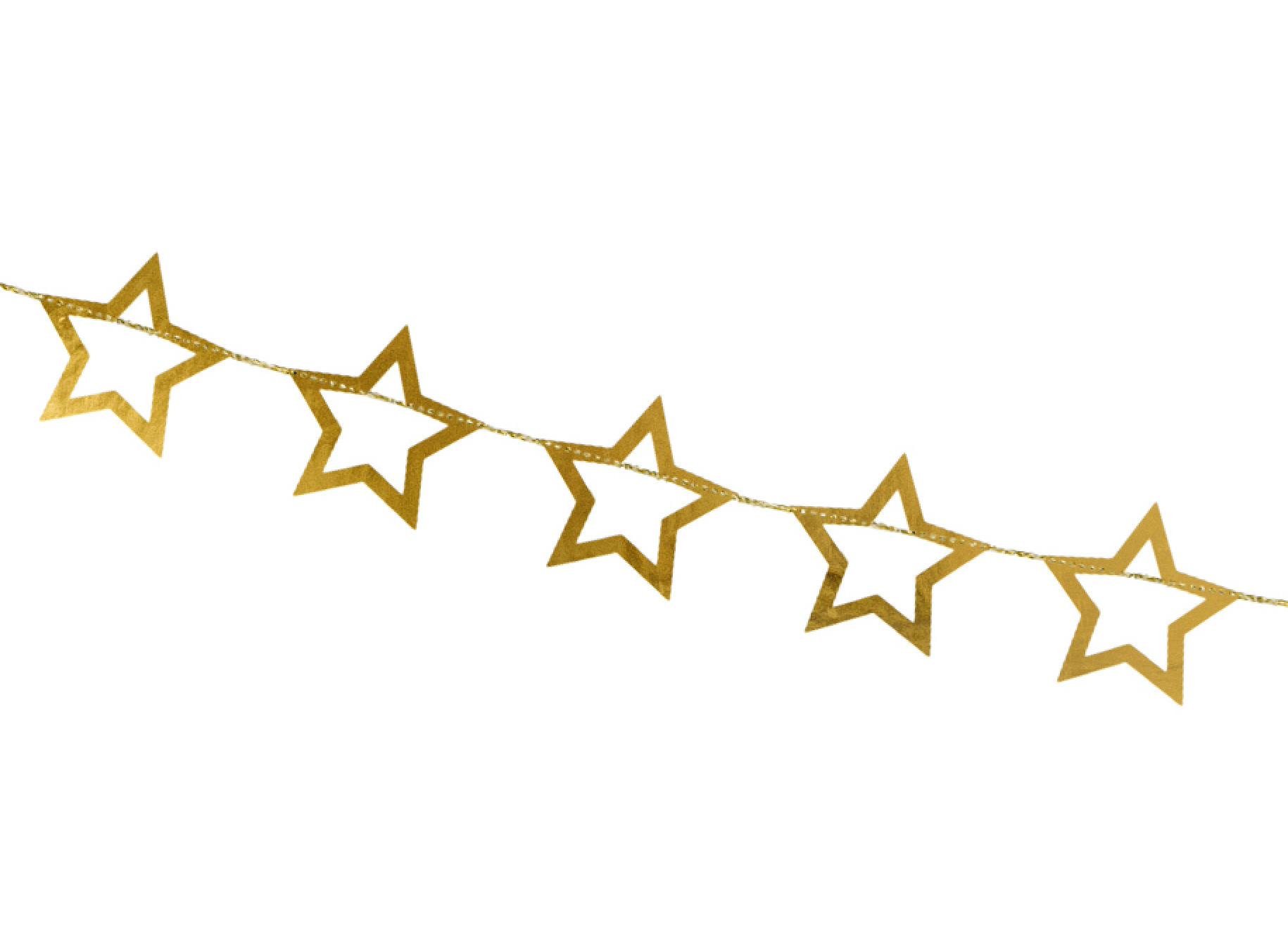 Gold Star Garland