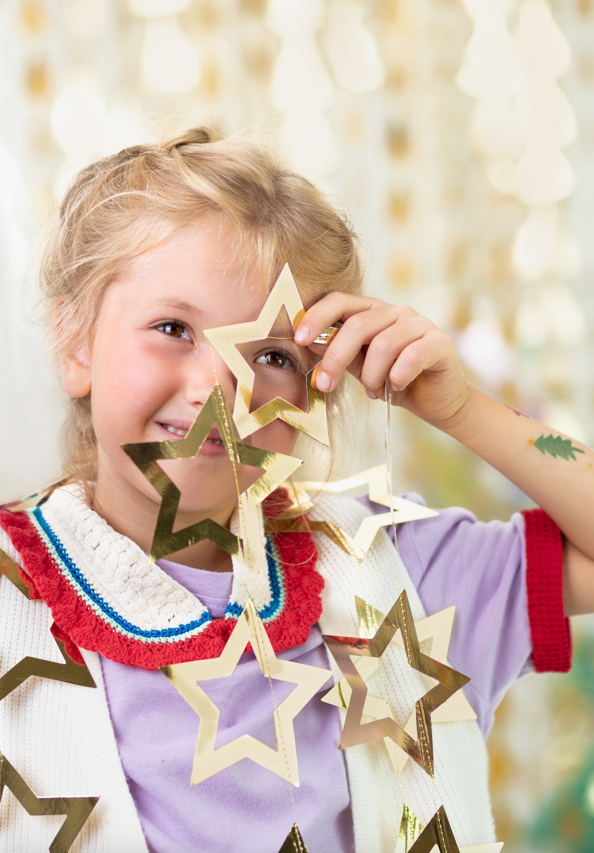 Gold Star Garland