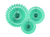 Mint Decorative Tissue Rosettes