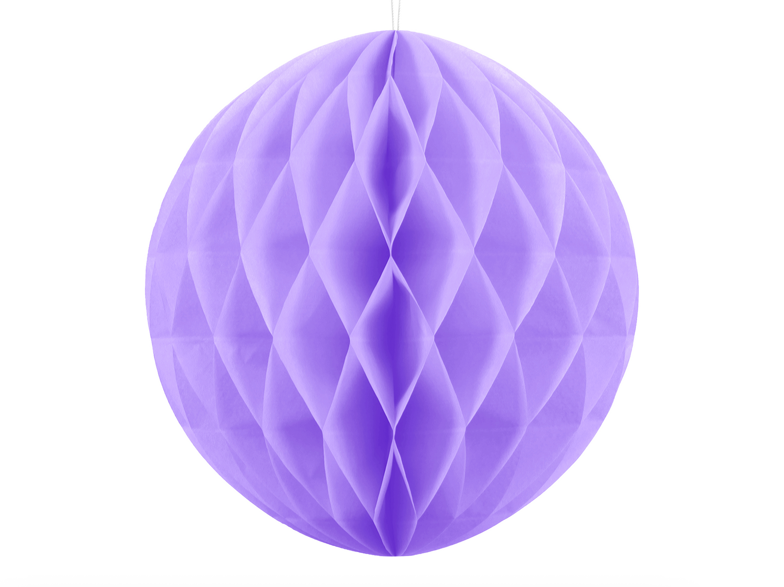 Large Lilac Honeycomb Ball Decoration