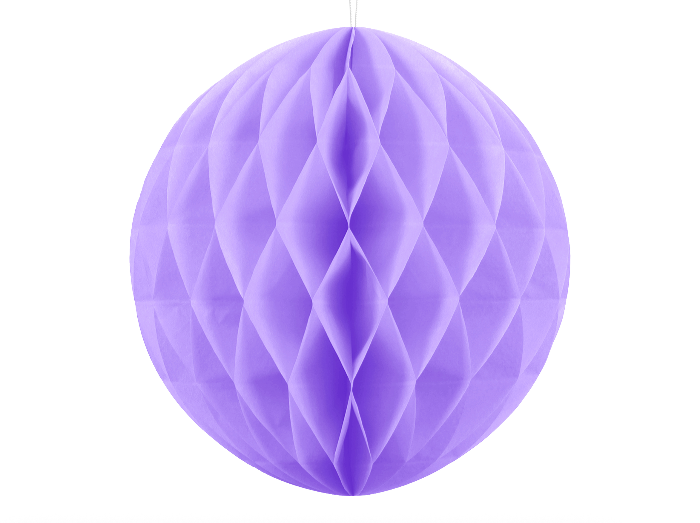 Large Lilac Honeycomb Ball Decoration