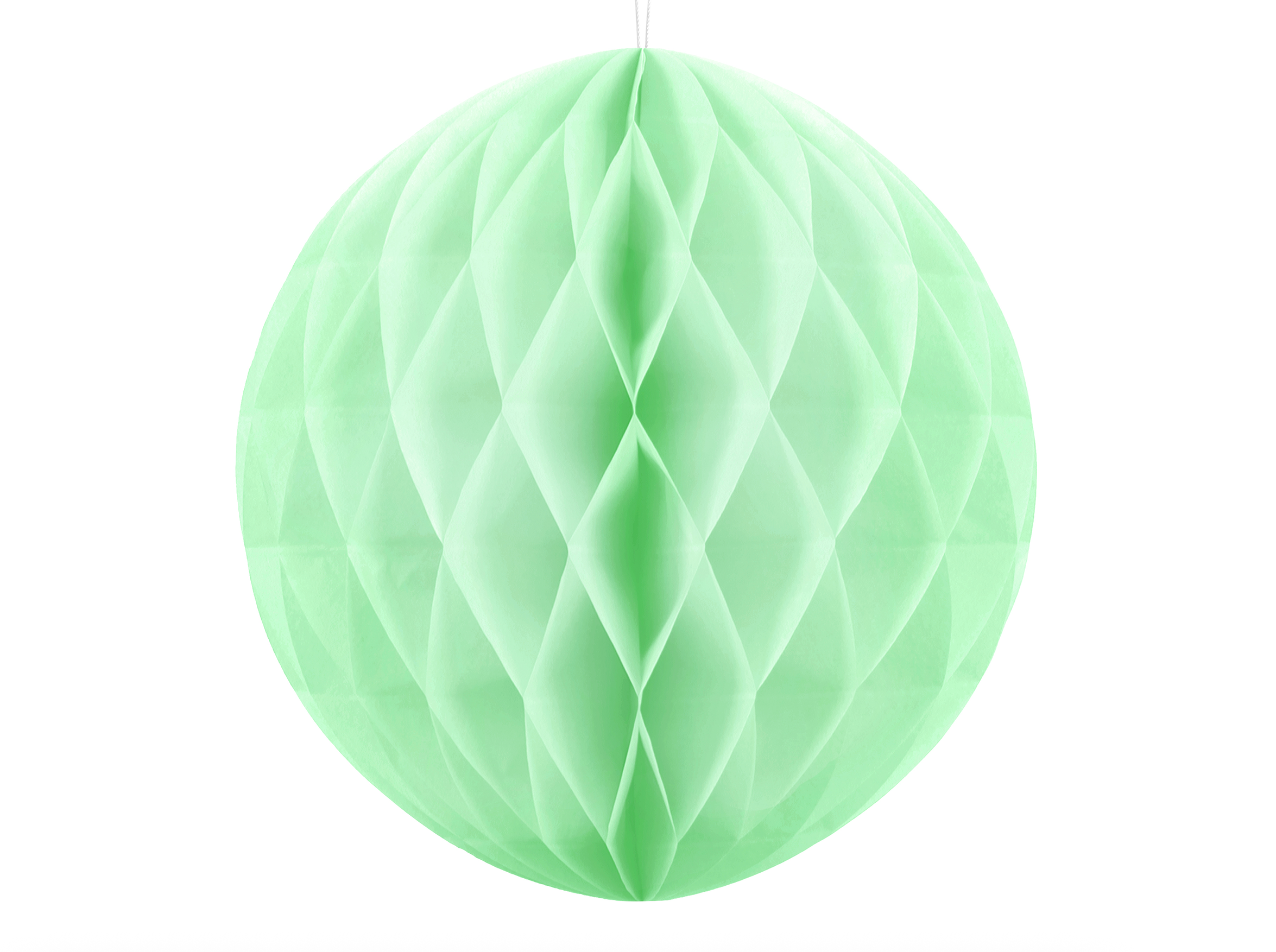 Large Pistachio Honeycomb Ball Decoration
