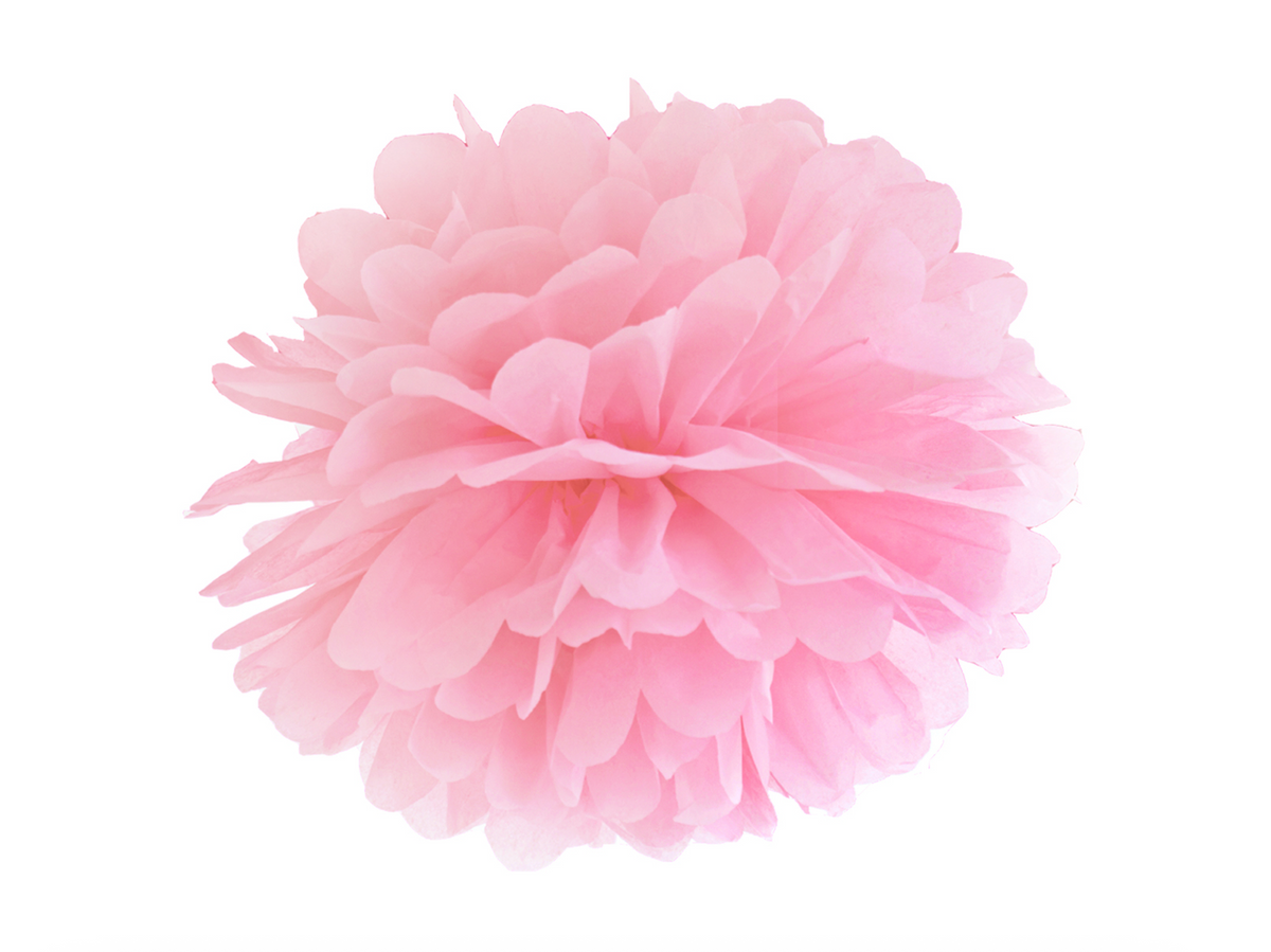 Baby Pink Tissue Paper Pom Pom
