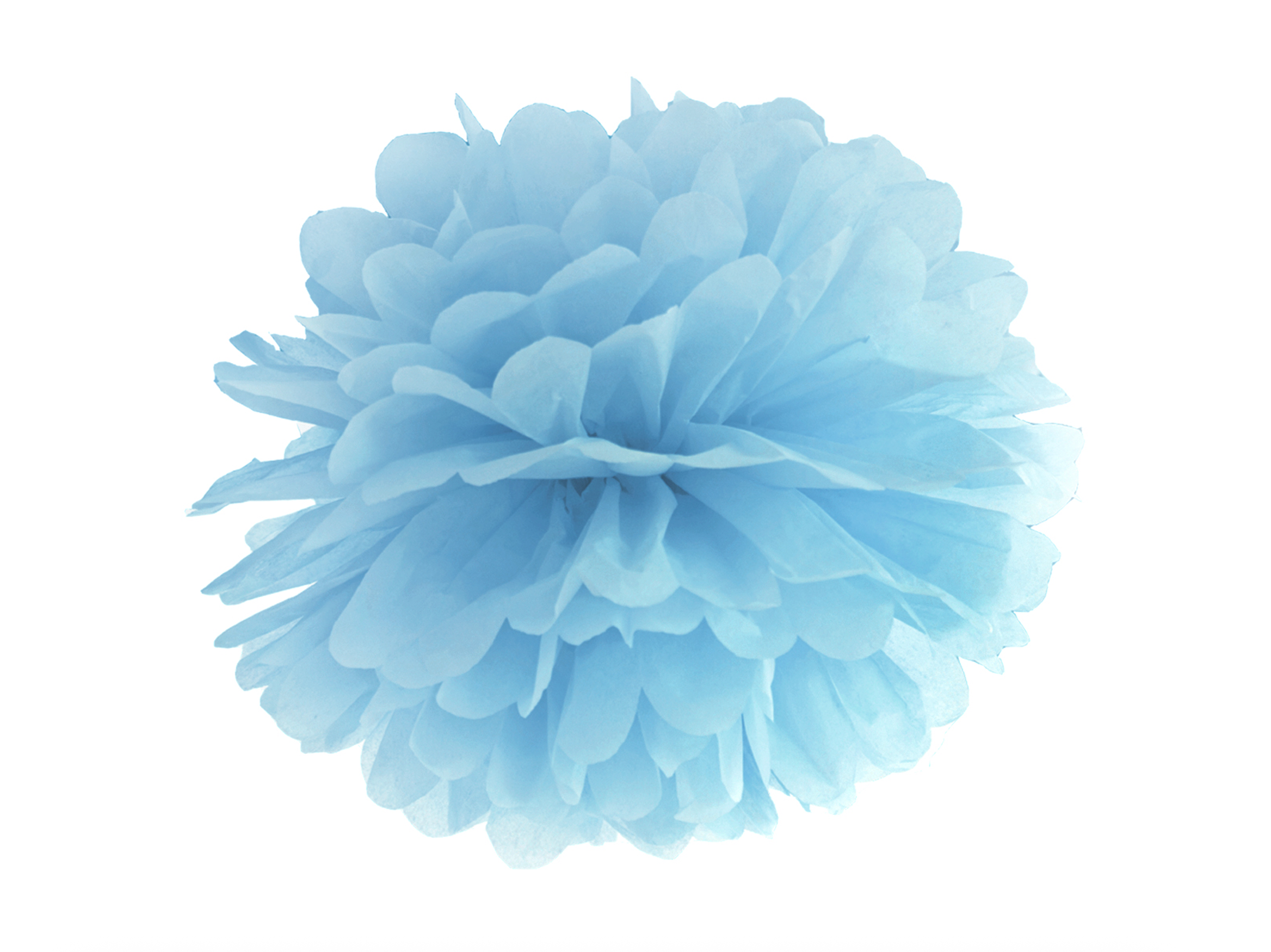 Baby Blue Tissue Paper Pom Pom