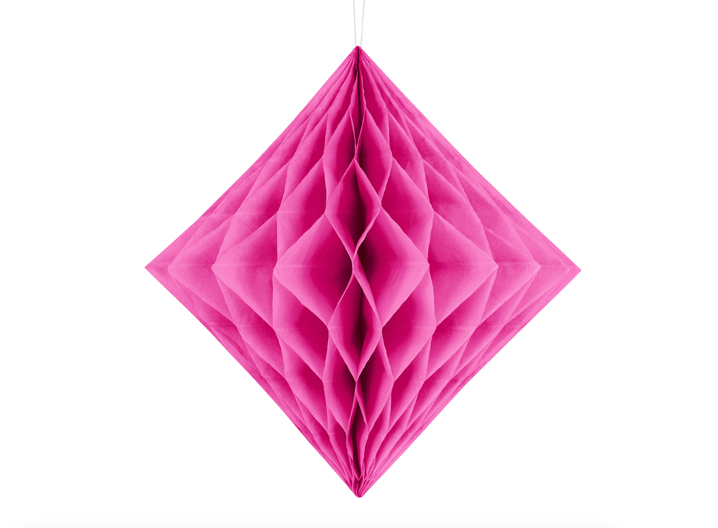 Large Dark Pink Honeycomb Diamond Decoration