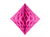 Large Dark Pink Honeycomb Diamond Decoration