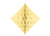 Large Cream Honeycomb Diamond Decoration