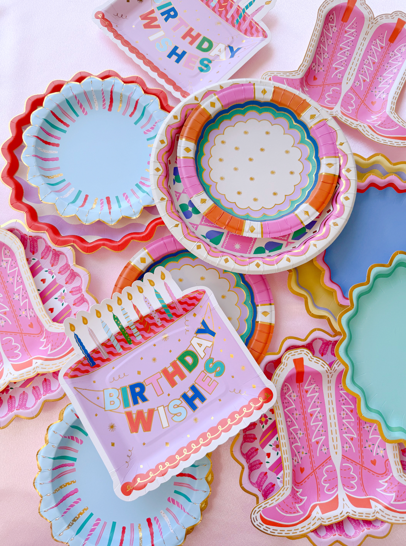 Birthday Wishes Dessert Plates