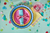 Rainbow Ric Rac Dessert Plates