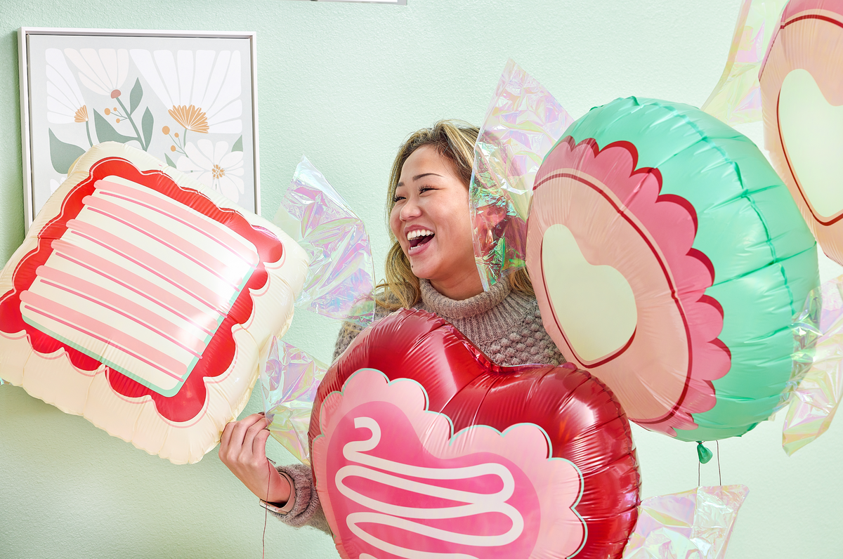 Candy Heart Balloons