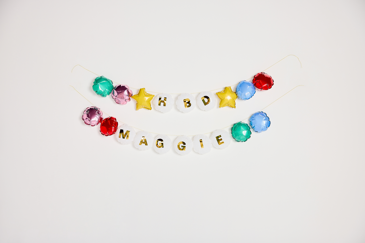 Customizable Beaded Balloon Garland Kit