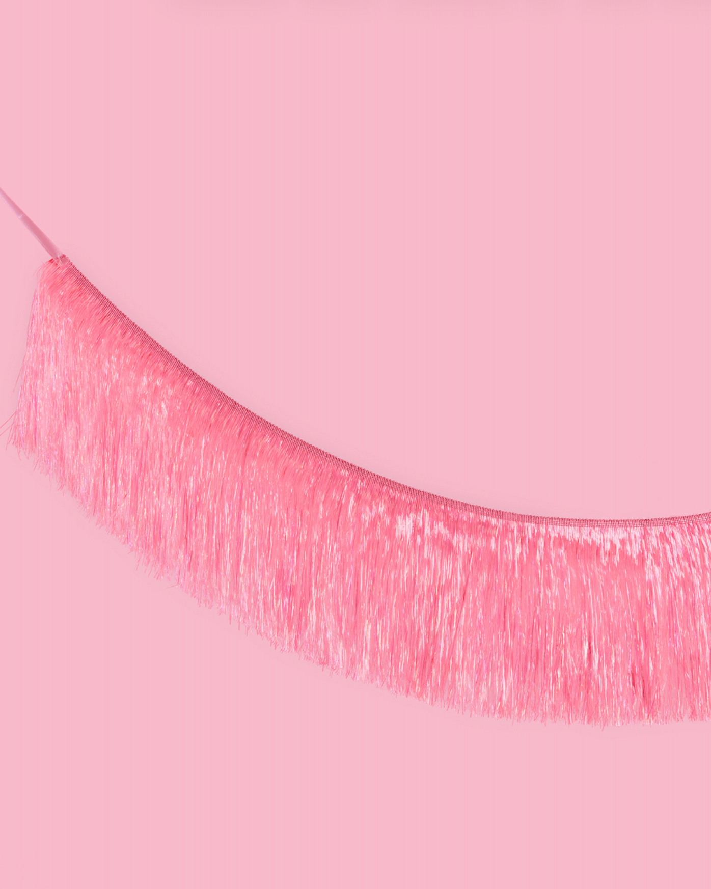 Hot Pink Fringe Banner
