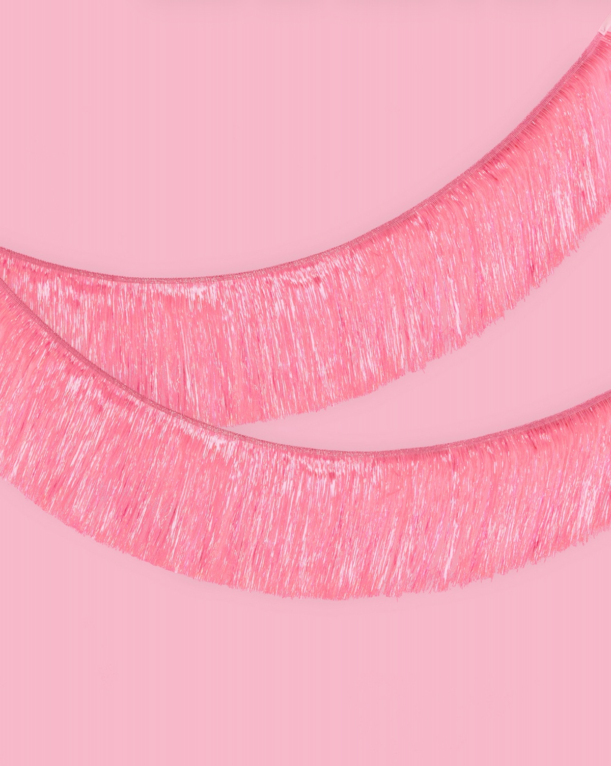 Hot Pink Fringe Banner