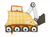 Excavator Foil Balloon