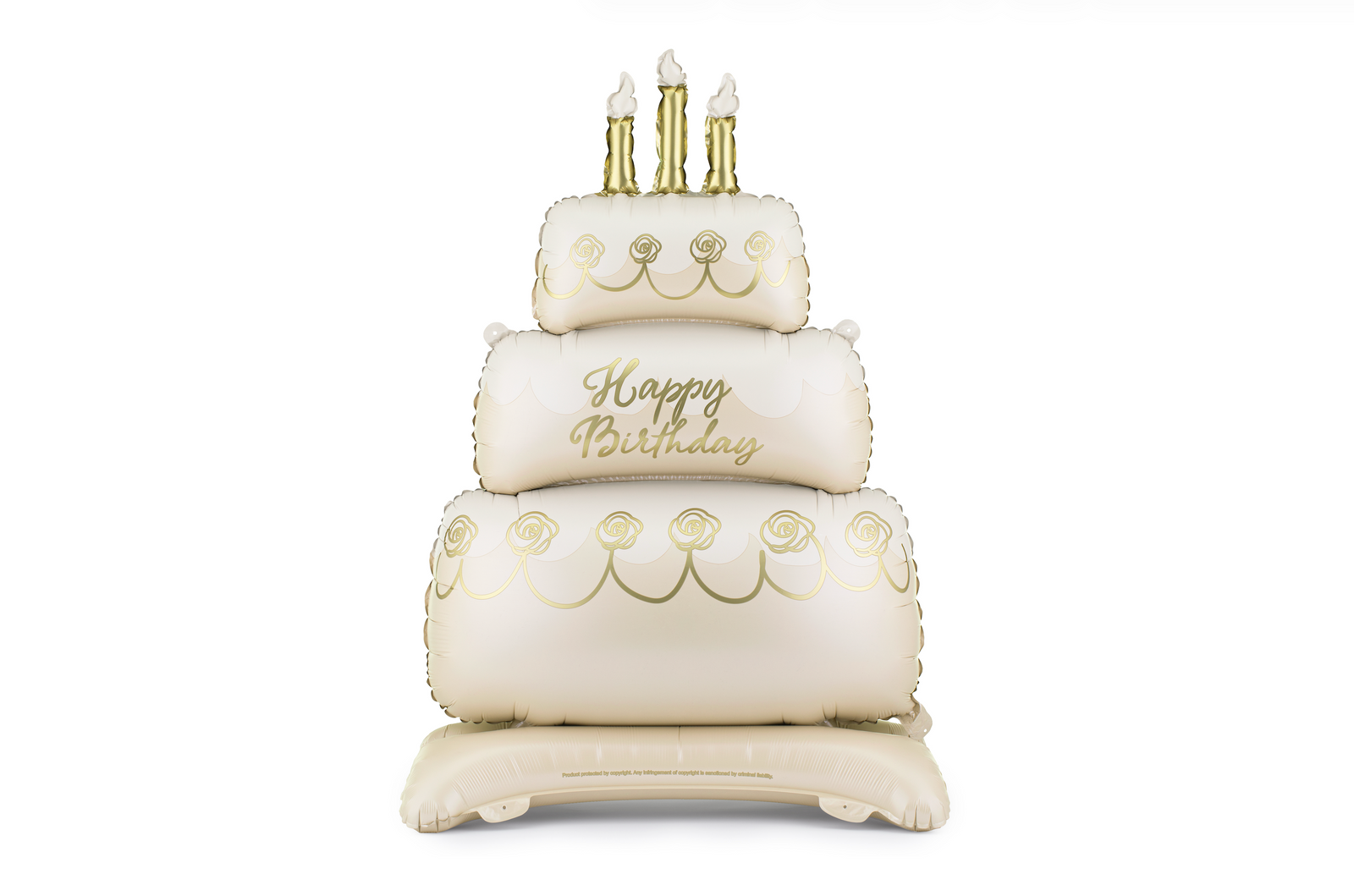 Standing Birthday Cake Foil Balloon