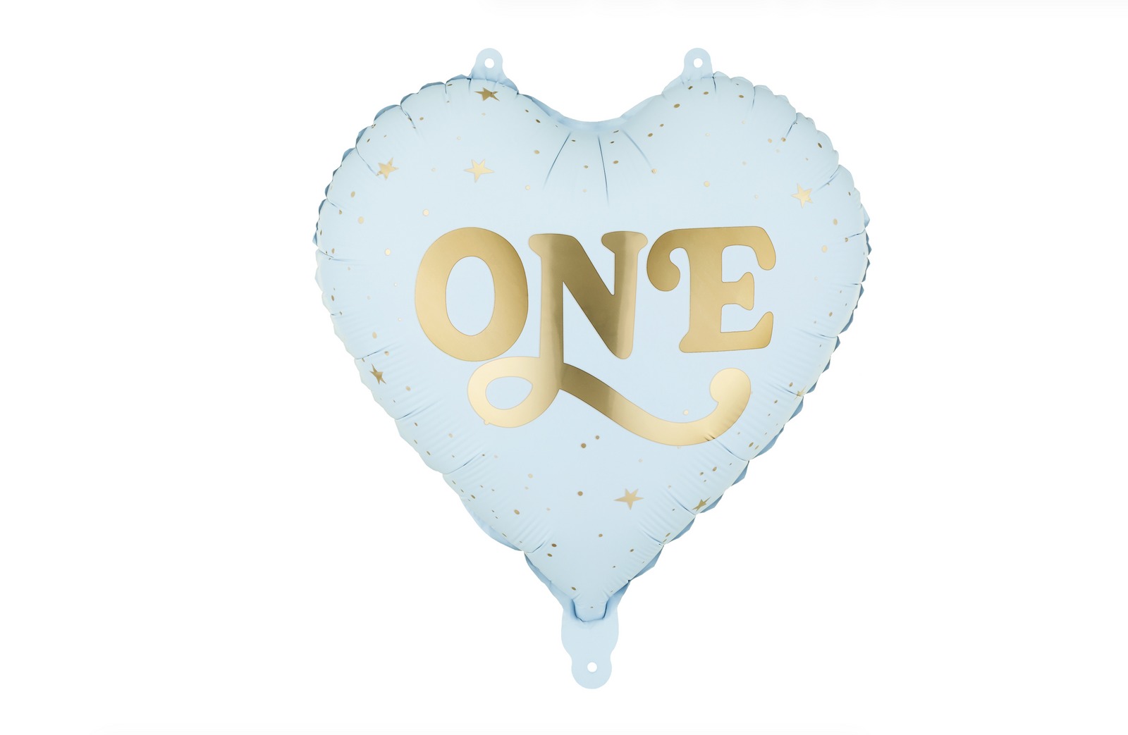 Sky Blue One Heart Foil Balloon