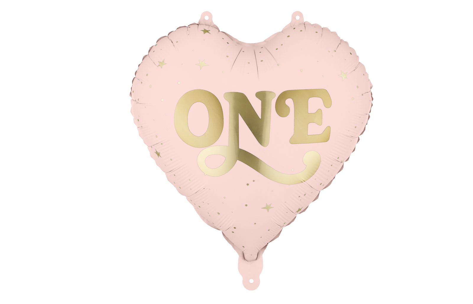 Blush Pink One Heart Foil Balloon